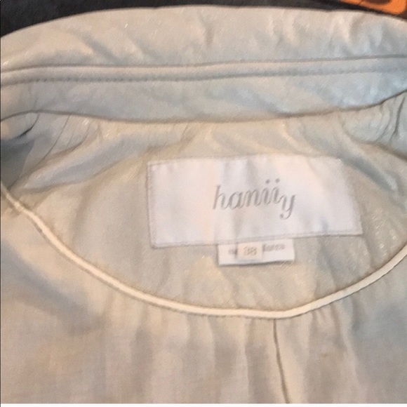 Hanii Y Sheepskin Leather Moto Jacket - Picture 6 of 8